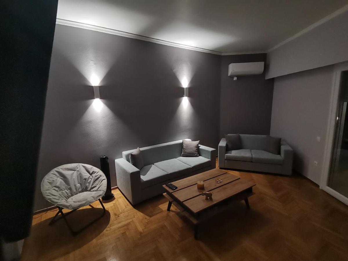 Penthouse Spacious W Super Wifi & Terrace, 2 Min From Metro Athen Eksteriør bilde